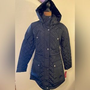 Merona Black Quilted Jacket Size Medium NWT